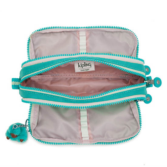 Kipling Gitroy Pencil Case Bags Turquoise Sea | CA 1624SG